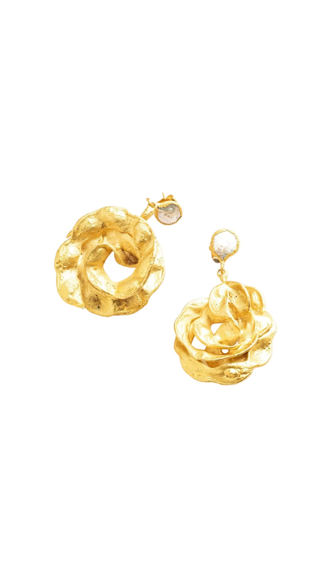 ACACIA AND PEARL EARRINGS