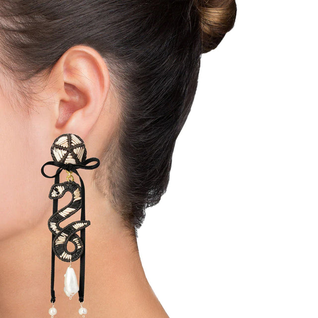 SNAKE BOW EARRINGS