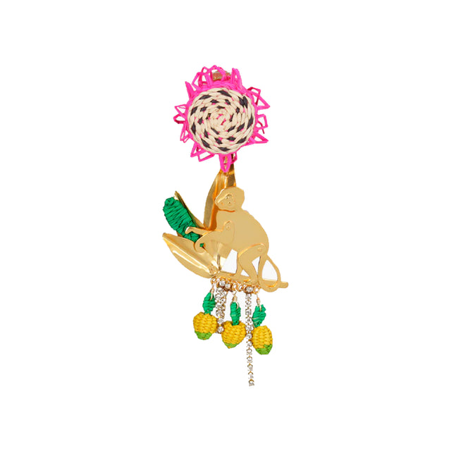 PITAYA MONKEY EARRINGS