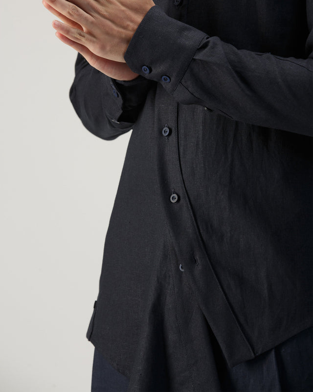 Camisa Tornado azul A New Cross, look completo