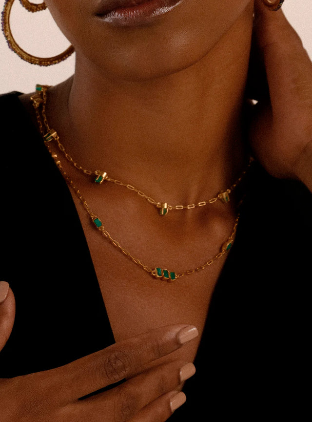 Tennis Points Necklace