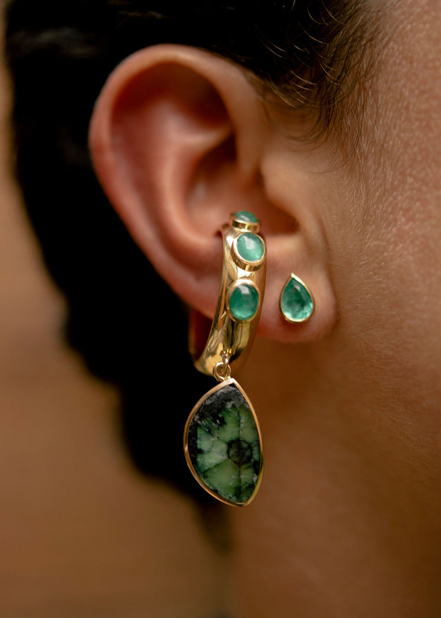 Trapiche Ear cuff Hoop