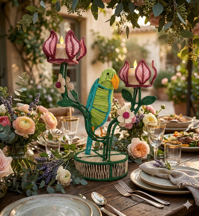 CANDELABRA - PARAKEET