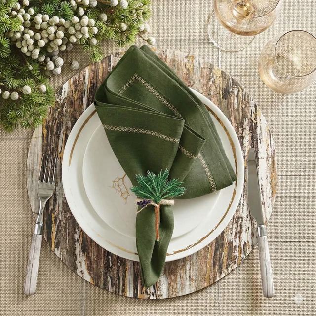 NAPKIN RINGS - AÇAI PALM TREE