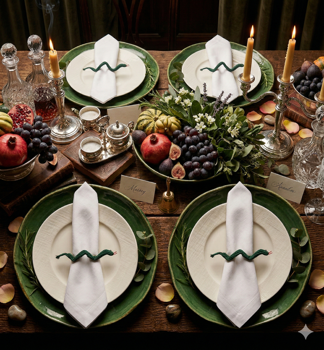 NAPKIN HOLDERS - SNAKE (SET X2)