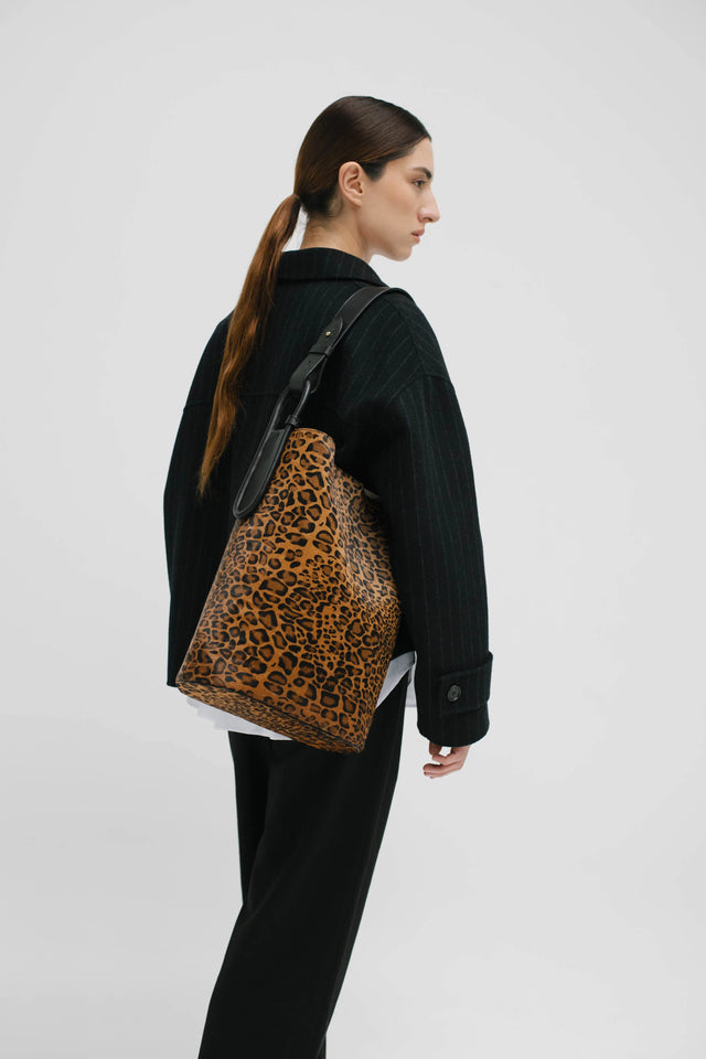 TIERRALTA TOTE LEOPARD