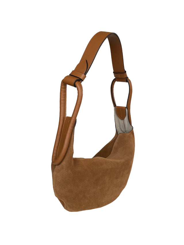 AMALFI SHOULDER BAG SUEDE