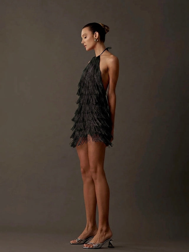 JEWELED SHORT DRESS