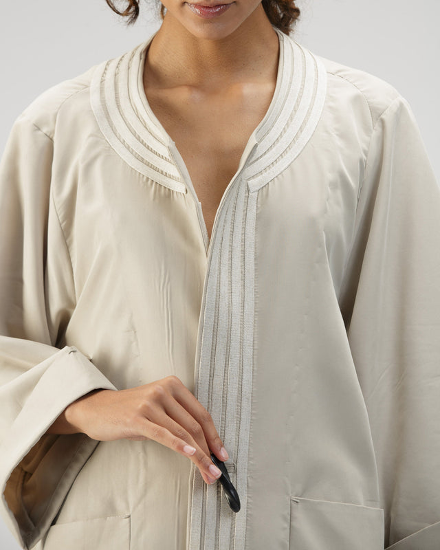 Kimono Quimbaya avena A New Cross, look completo