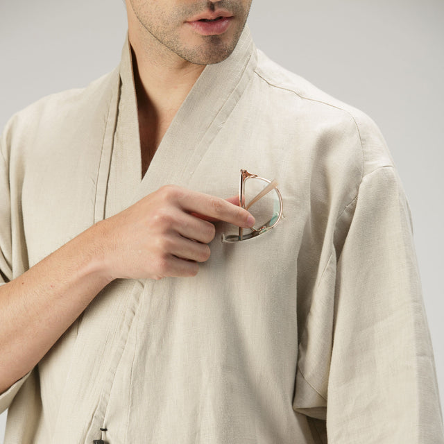 Crossed Kimono - Natural