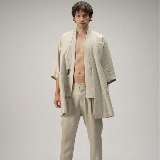 Crossed Kimono - Natural