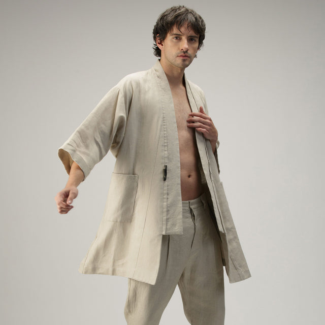 Crossed Kimono - Natural
