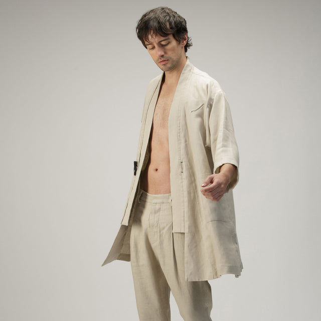 Crossed Kimono - Natural