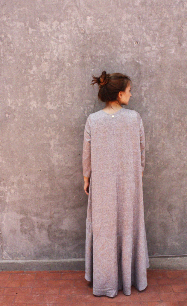 Vestido Lapso Manga 3/4 - Oropendola - Gris 2