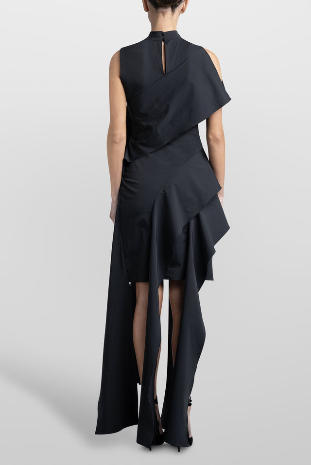 Vestido Volant Midi Laura Aparicio - 4
