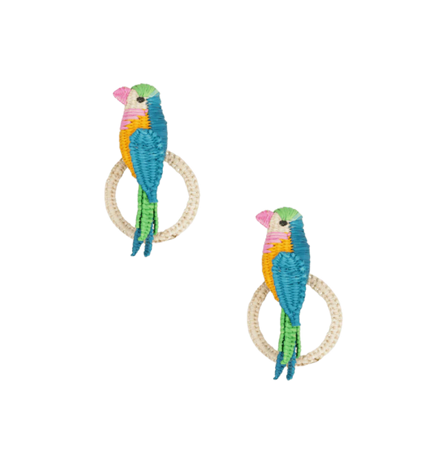 Napkin holders - parakeets