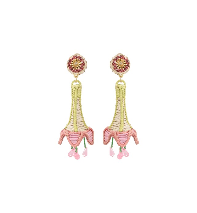 PINK FLORIPONDIO EARRINGS