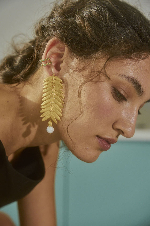 PINO ROMERON AND PEARL EARRINGS