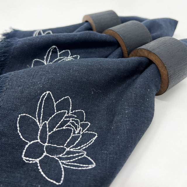 Embroidered Linen Napkin