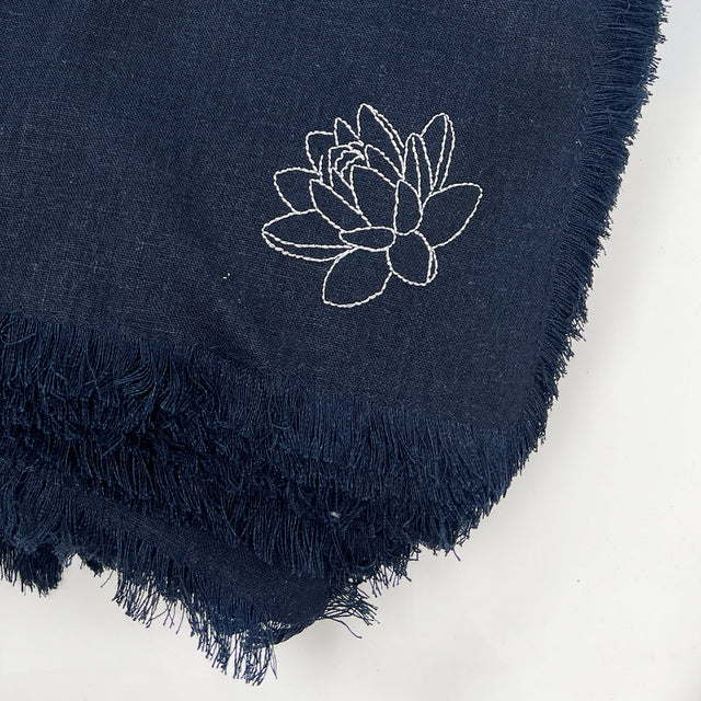 Embroidered Linen Napkin