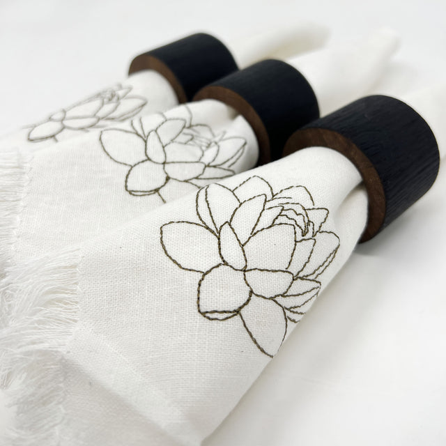 Embroidered Linen Napkin