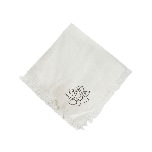 Embroidered Linen Napkin