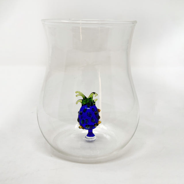 Set De Vasos Piñas Azules