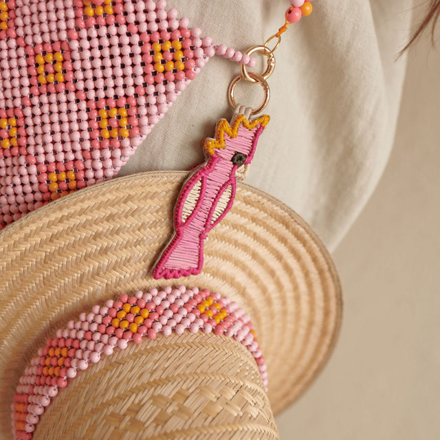 Traveler's Hat Magnet - Pink Cockatoo