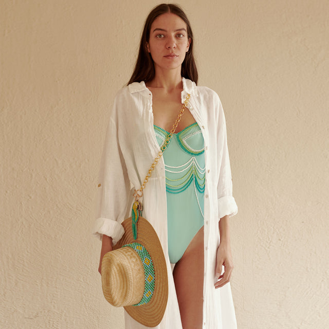 Traveler's Straw Hat - Green Springs