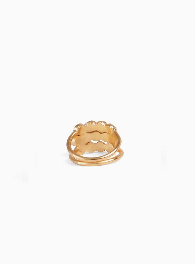 Triple Leaf Ring