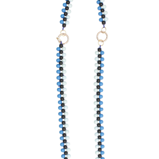 Wooden Beads Traveler's Strap - Dark Moon
