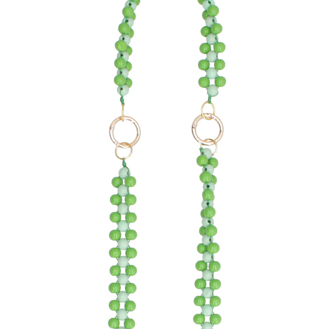 Wooden Beads Traveler's Strap - Green Springs