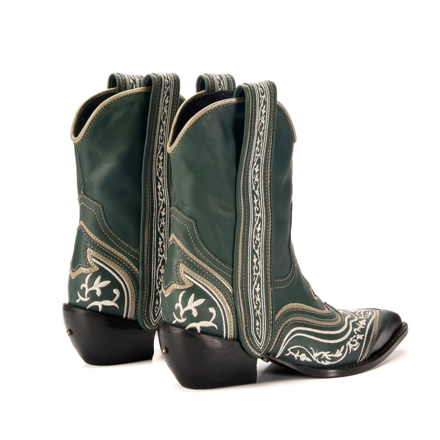 Bota Texana Góngora Verde - Patricia Mejía - Puntera
