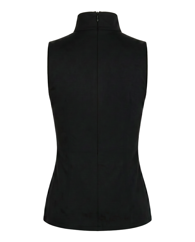 Aster Shirt de MateriaCruda, camisa manga sisa con pliegues y alforzas, vista de estilo