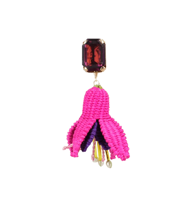 Detalle de los Aretes Campanita de Mercedes Salazar