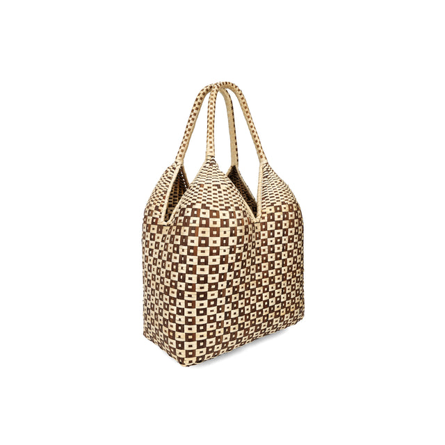 4 Tetas Basket - Beige and Brown