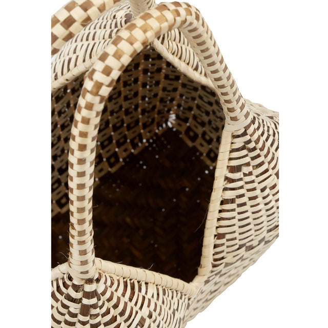 4 Tetas Basket - Beige and Brown