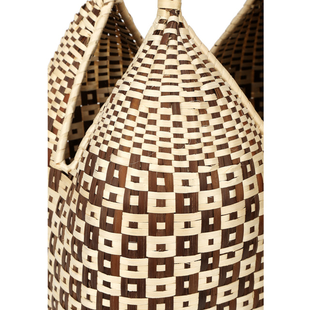 4 Tetas Basket - Beige and Brown