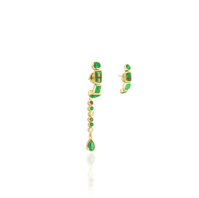 Set de Aretes Asimétricos