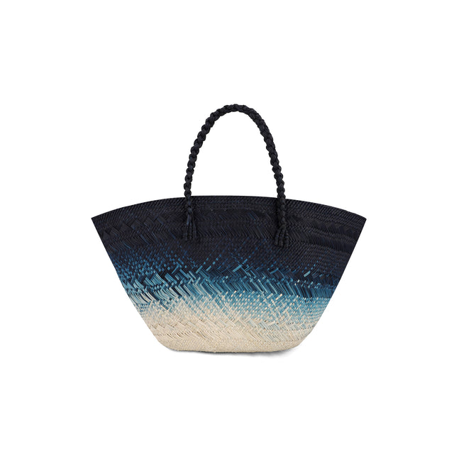 Bolso Artesanal de Playa Sandona Azul 01