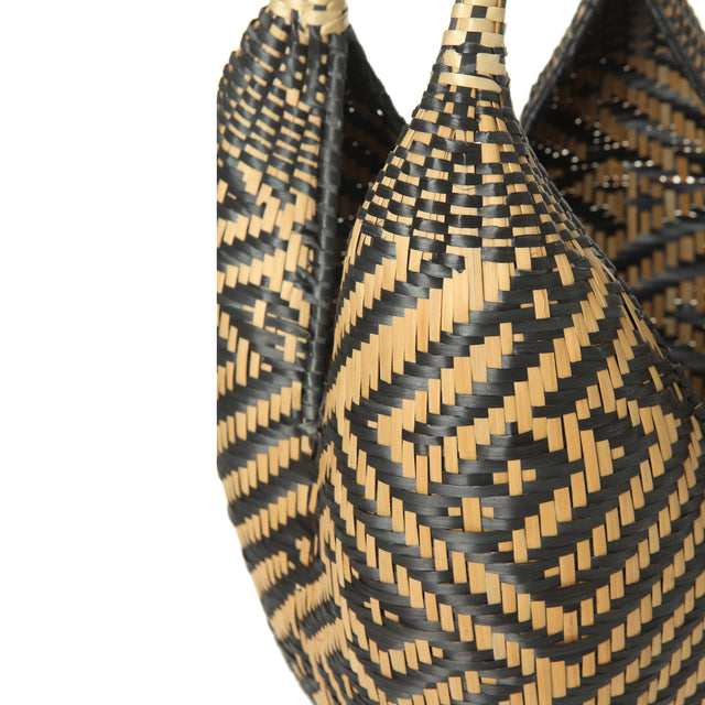 4 Tetas Basket - Beige and Black