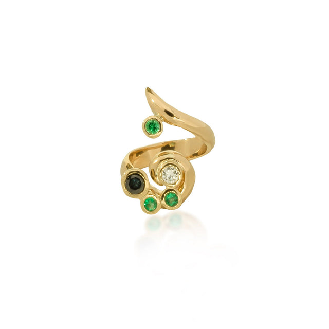 Charmed Snake Ring