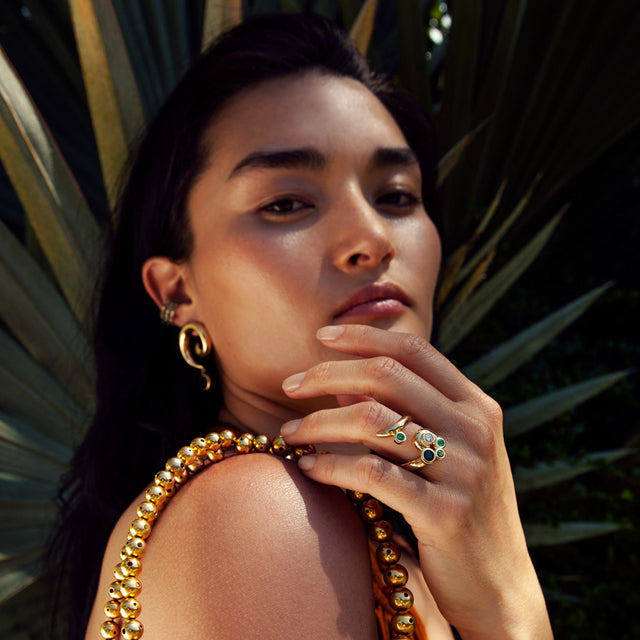 Charmed Snake Ring