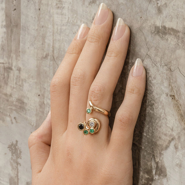 Charmed Snake Ring