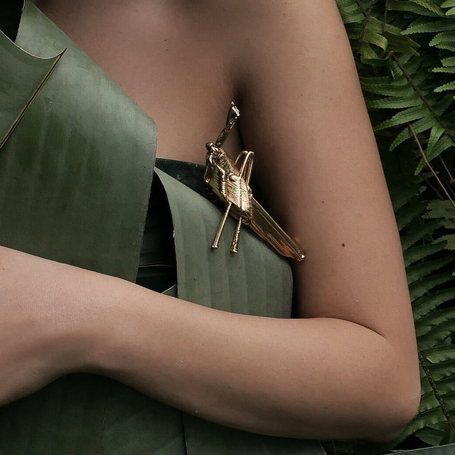 Cricket Brooch