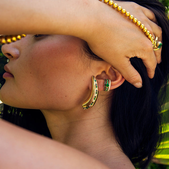 Decomposed Spiral Earrings