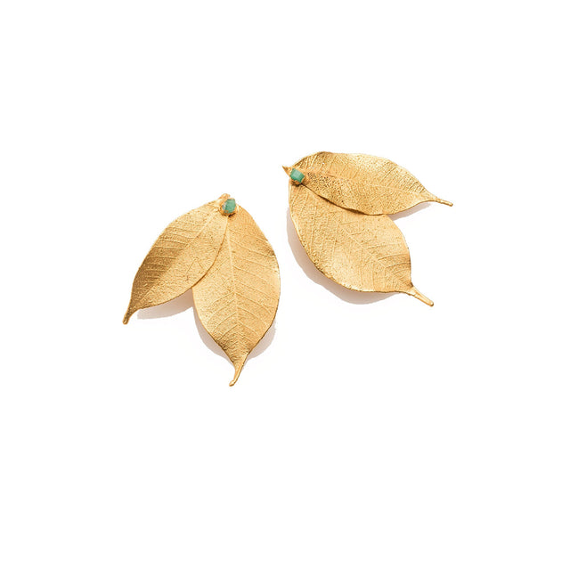 Encenillo & Emerald Earrings
