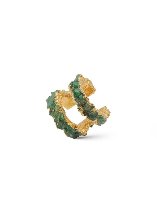 Mosaico Emerald Earcuff