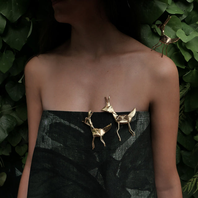 Goat Brooch