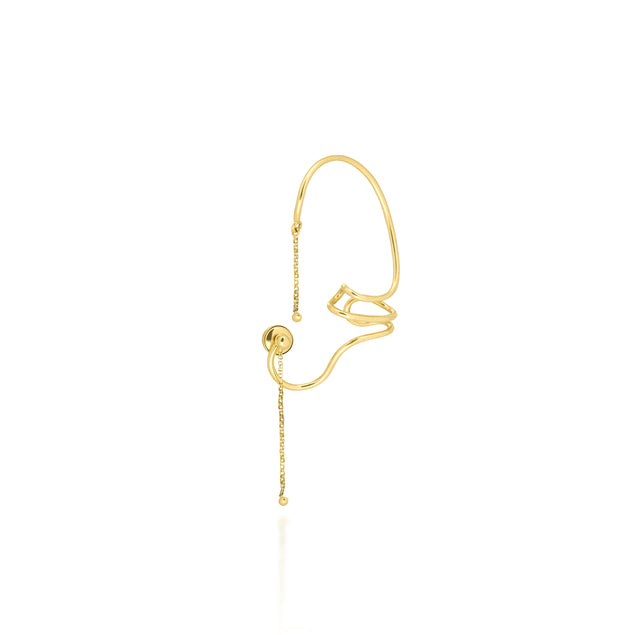 Gold Chains Earcuff